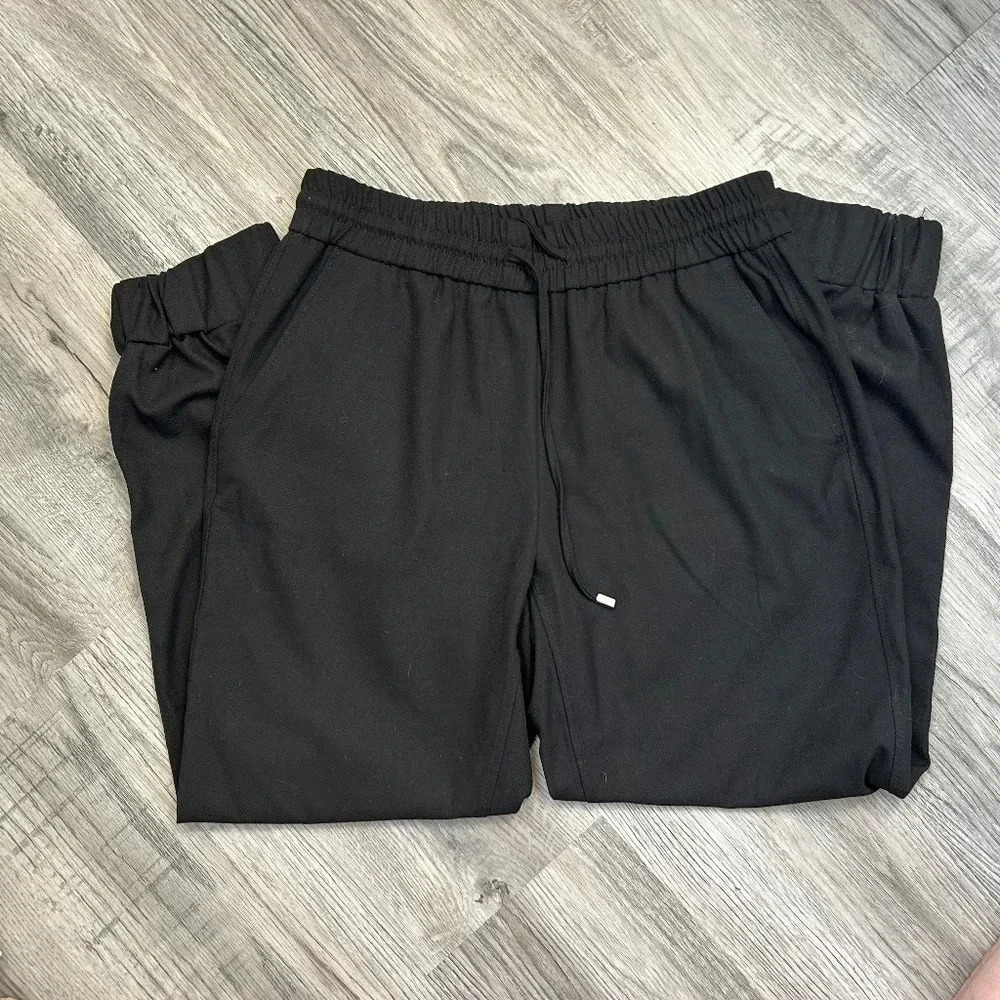 Zara Asphalt Black Jogger Trousers